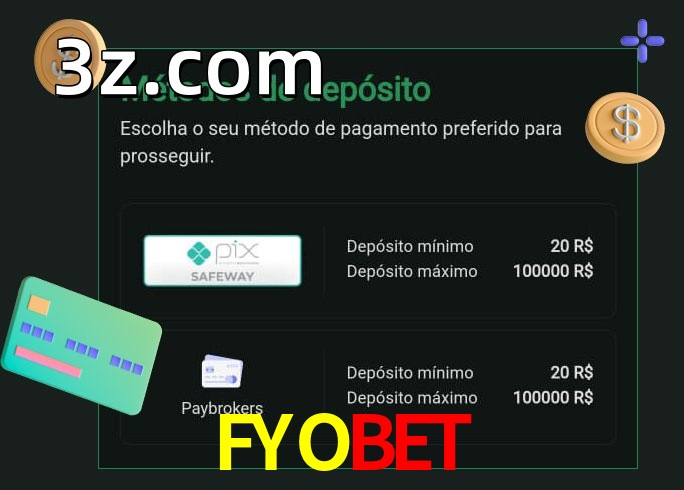 O cassino FYOBETbet oferece uma grande variedade de métodos de pagamento